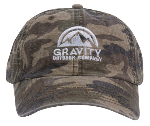 Gravity Outdoor Co. Unstructured Camouflage Adjustable Ballcap