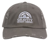 Gravity Outdoor Co. Distressed Adjustable Baseball Cap