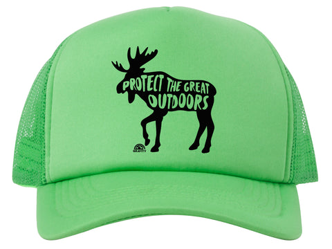 Protect the Great Outdoors Moose Patch Trucker Hat