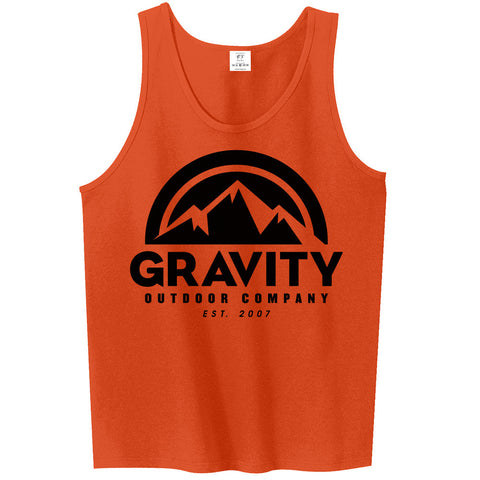 Mens Gravity Outdoor Co. Ultra Cotton Tank Top - Black Logo – Gravity  Outdoor Company