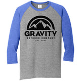 Mens Gravity Outdoor Co. 3/4-Sleeve Raglan Shirt