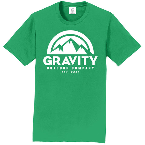 Gravity Outdoor Co. Short-Sleeve T-Shirt - White Logo – Gravity Outdoor  Company
